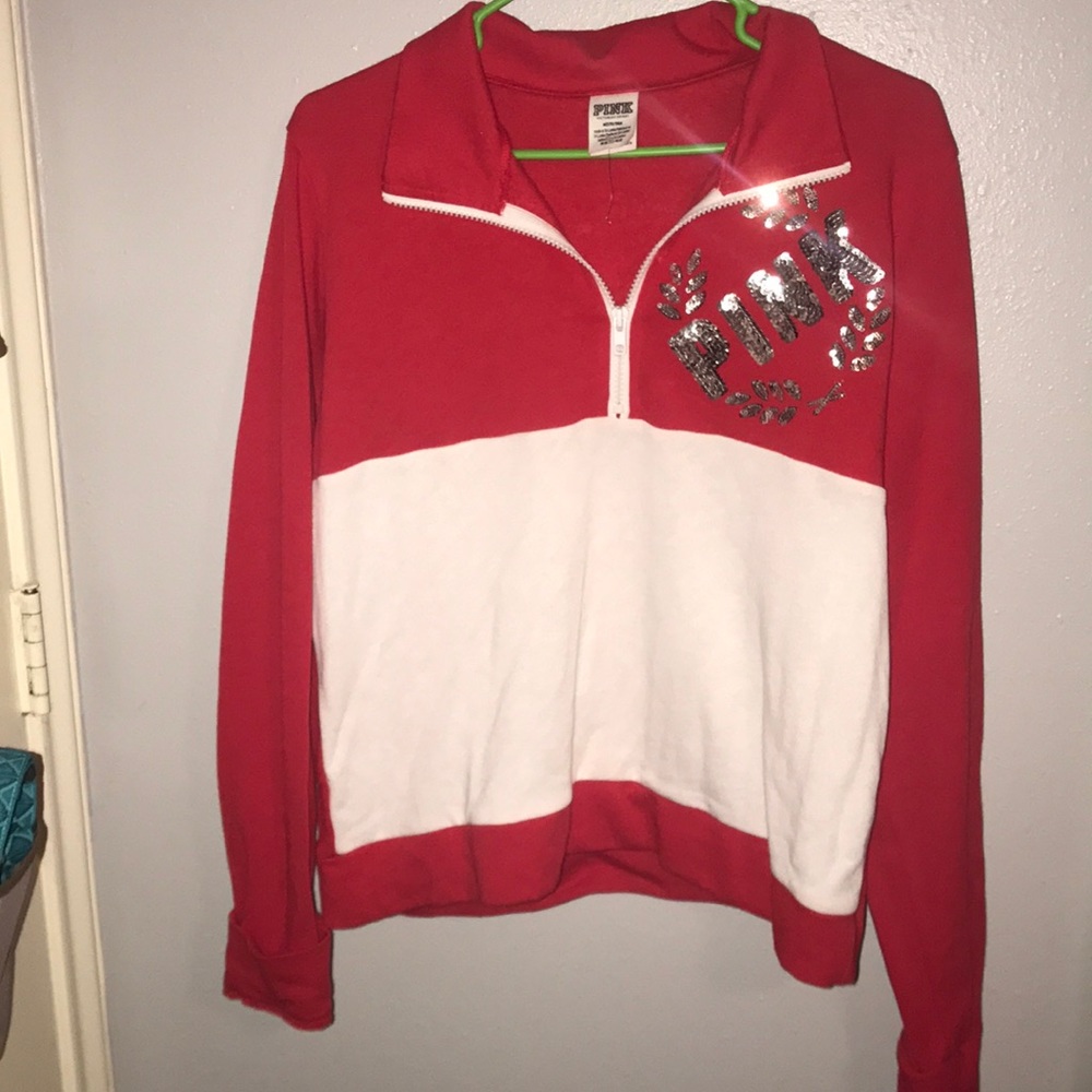 Victoria Secret Pink quarter zip